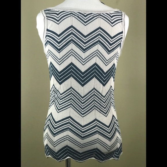 Banana Republic Chevron Boho Knit Tank Top size S - Picture 4 of 7